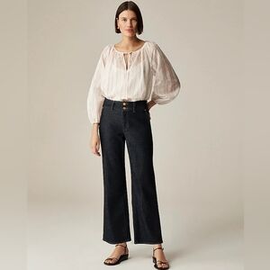 J. Crew Slim Wide Stacked Button Jeans In Rinse Wash